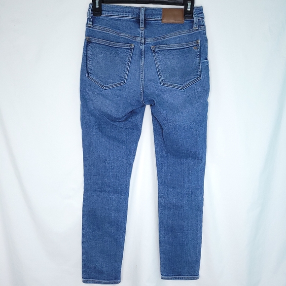 MADEWELL Women's 9" Mid  Rise Skinny Crop Button Fly Jeans Size 25 - Picture 16 of 16